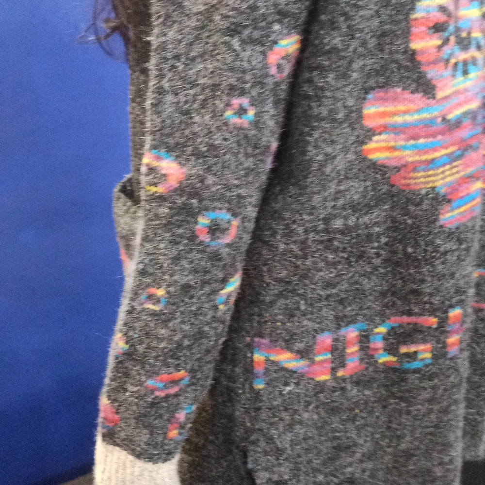 Aesthetic Hoodie shrug M size woolen - Picture 6 of 8